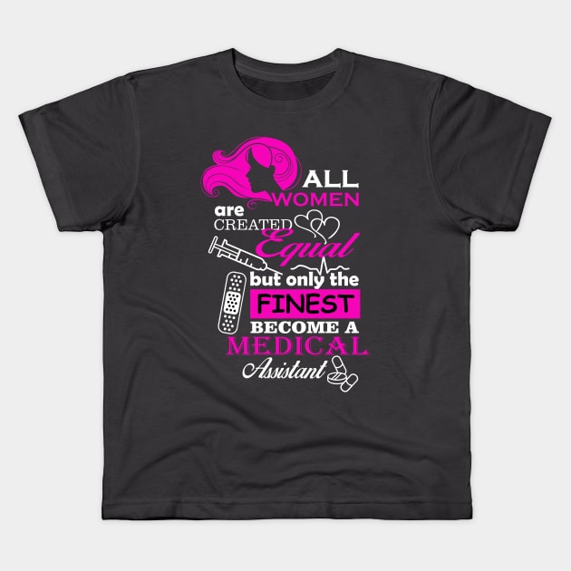 medical assistant Kids T-Shirt by mooby21